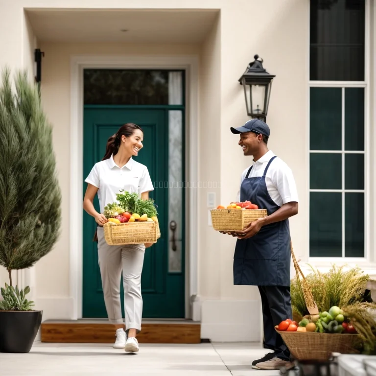 Frische Lebensmittel direkt zu Ihrer Tür